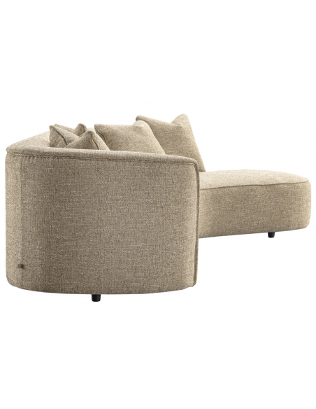 sofa chaiselong chaiselongsofa boucle sand beige stof moderne design