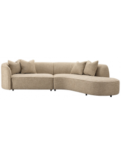 sofa chaiselong chaiselongsofa boucle sand beige stof moderne design 2