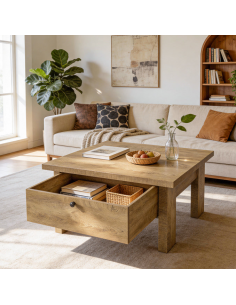 sofabord træ moderne design indretning opbevaring hylde skuffe 2