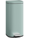 Affaldsspand i metal og kunststof 30 liter H59,5 x B29 x D36 cm - Grøn