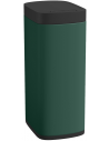 Affaldsspand med sensor i metal og kunststof 50 liter H68 x B26,5 x D35,5 cm - Sort/Mørkegrøn
