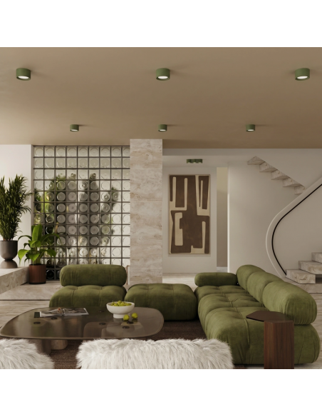 påbygningsspot rund køkken stue spot loft loftspot led