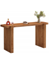 Barbord i gummitræ H90 x B160 x D50 cm - Naturbrun