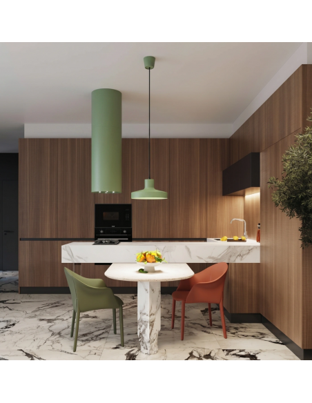 loftlampe moderne design spisebord farvet køkken stue