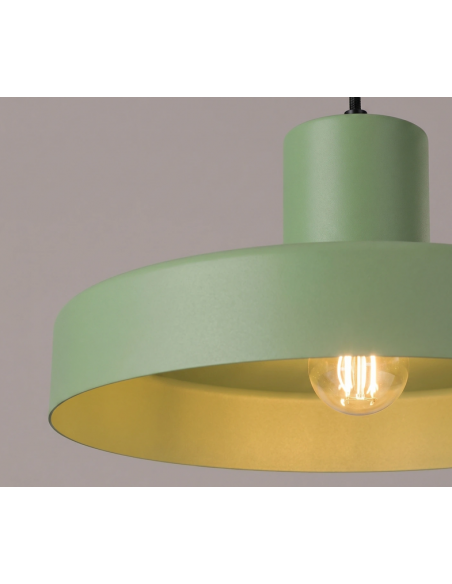 loftlampe moderne design spisebord farvet køkken stue