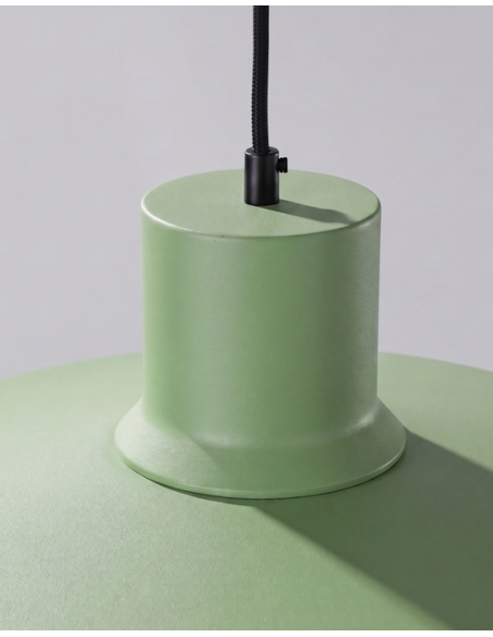 loftlampe moderne design spisebord farvet køkken stue