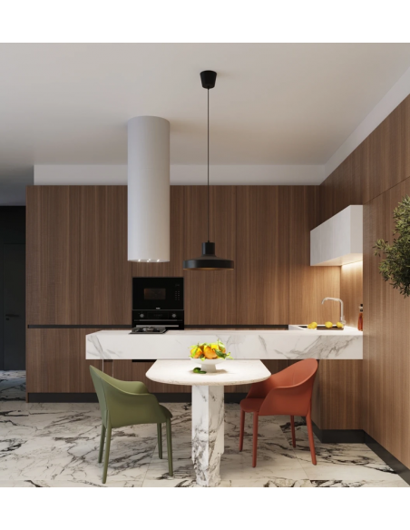loftlampe moderne design spisebord farvet køkken stue