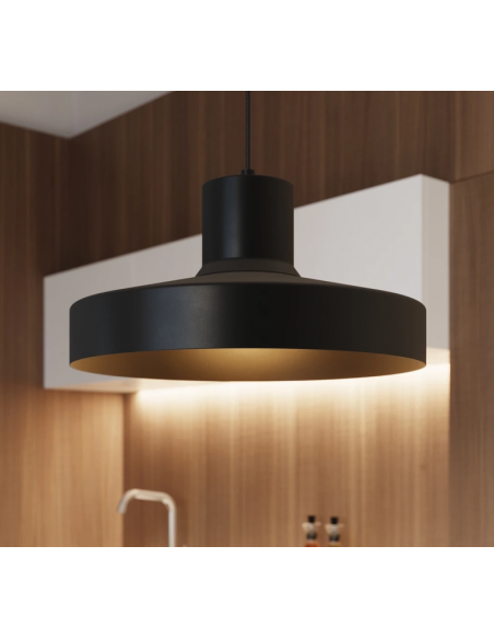 loftlampe moderne design spisebord farvet køkken stue