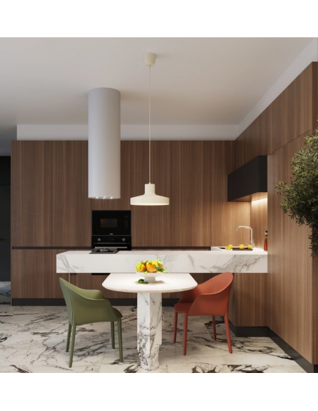 loftlampe moderne design spisebord farvet køkken stue