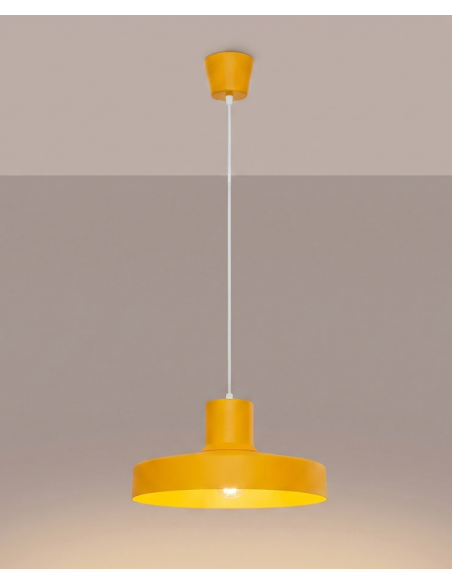 loftlampe moderne design spisebord farvet køkken stue