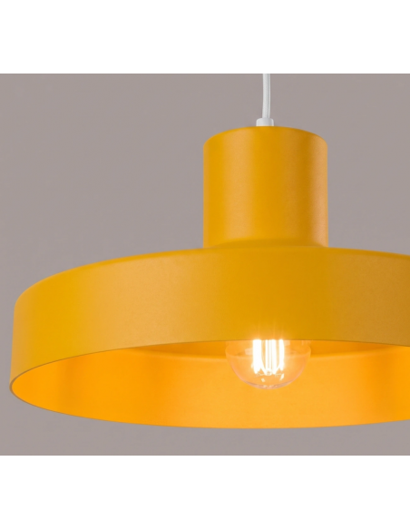 loftlampe moderne design spisebord farvet køkken stue