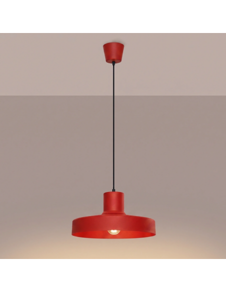 loftlampe moderne design spisebord farvet køkken stue