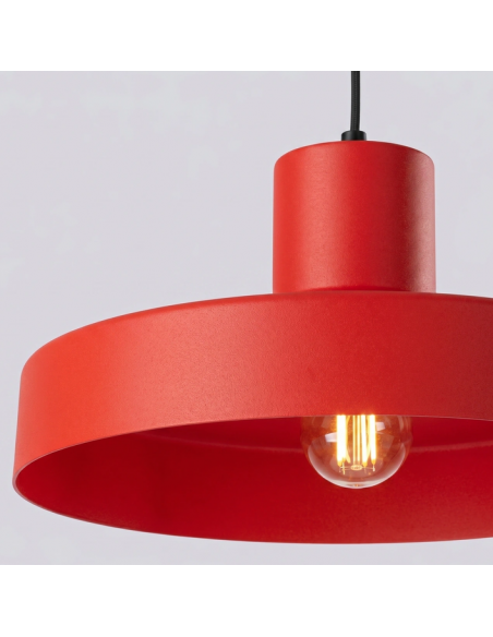 loftlampe moderne design spisebord farvet køkken stue