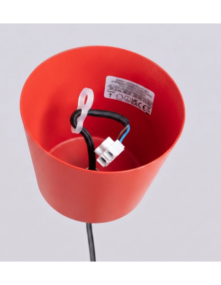 loftlampe moderne design spisebord farvet køkken stue