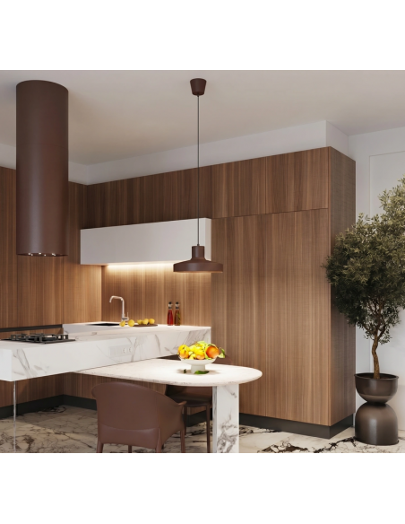 loftlampe moderne design spisebord farvet køkken stue