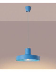 loftlampe moderne design spisebord farvet køkken stue 2