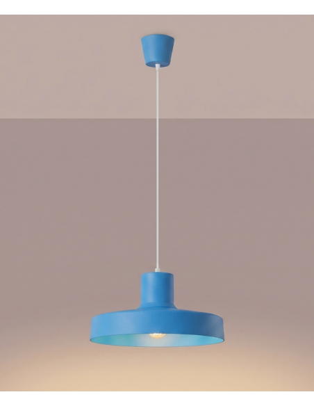 loftlampe moderne design spisebord farvet køkken stue