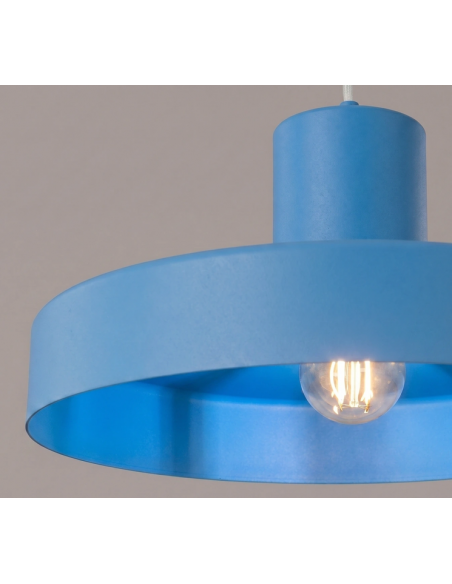 loftlampe moderne design spisebord farvet køkken stue