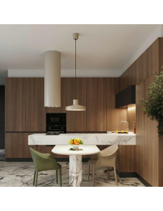 loftlampe moderne design spisebord farvet køkken stue 2