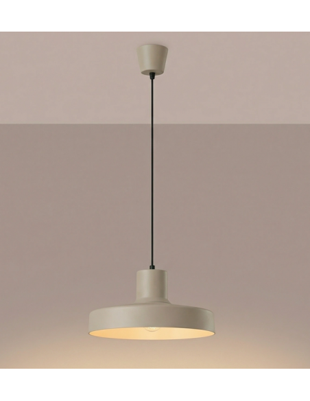 loftlampe moderne design spisebord farvet køkken stue