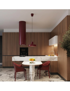 loftlampe moderne design spisebord farvet køkken stue 2