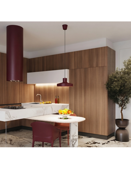 loftlampe moderne design spisebord farvet køkken stue