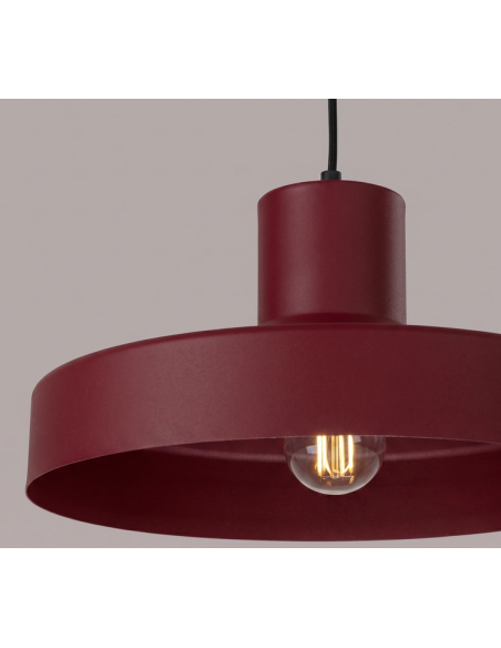 loftlampe moderne design spisebord farvet køkken stue