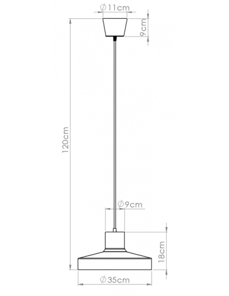 loftlampe moderne design spisebord farvet køkken stue