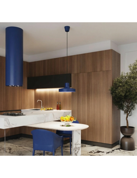 loftlampe moderne design spisebord farvet køkken stue