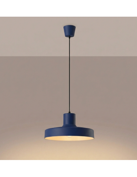 loftlampe moderne design spisebord farvet køkken stue