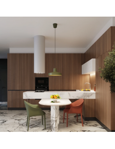 loftlampe moderne design spisebord farvet køkken stue 2