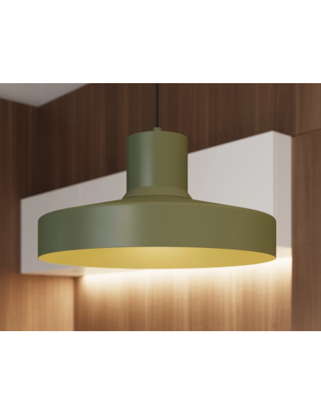 loftlampe moderne design spisebord farvet køkken stue