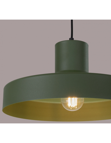 loftlampe moderne design spisebord farvet køkken stue