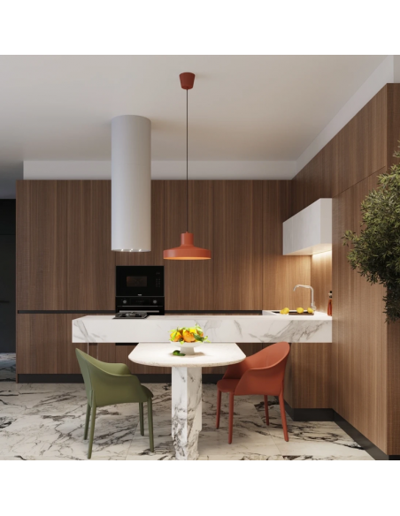 loftlampe moderne design spisebord farvet køkken stue