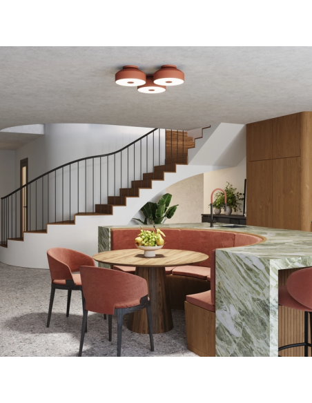 plafond loftlampe rund led belysning