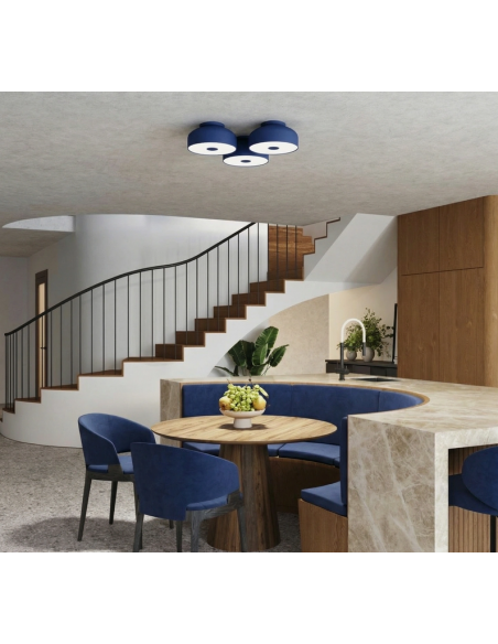 plafond loftlampe rund led belysning