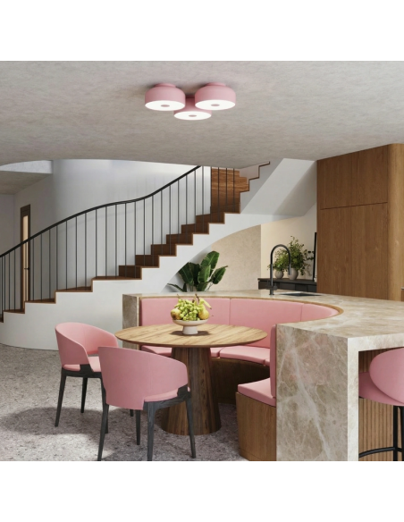 plafond loftlampe rund led belysning