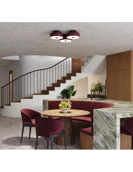 plafond loftlampe rund led belysning