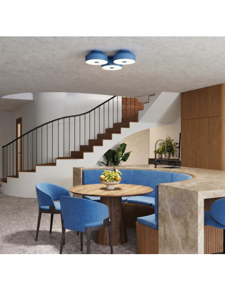 plafond loftlampe rund led belysning