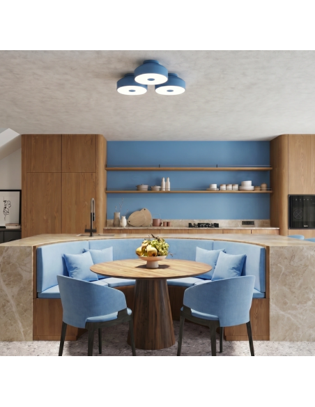 plafond loftlampe rund led belysning