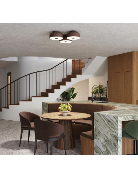 plafond loftlampe rund led belysning