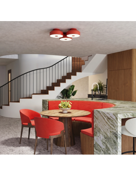 plafond loftlampe rund led belysning