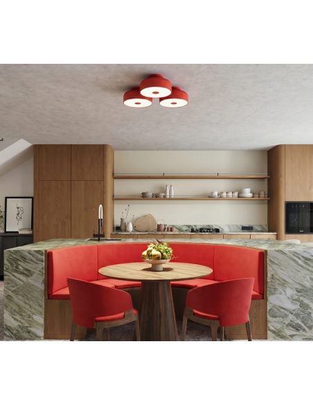 plafond loftlampe rund led belysning