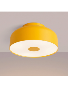 plafond loftlampe rund led belysning 2