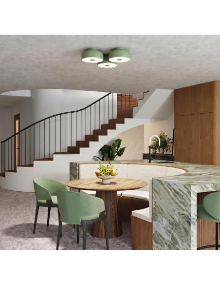 plafond loftlampe rund led belysning
