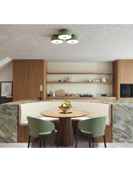 plafond loftlampe rund led belysning