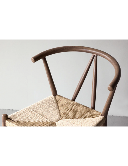 spisebordsstol armlæn træ sort moderne nordisk skandinavisk dansk design billige