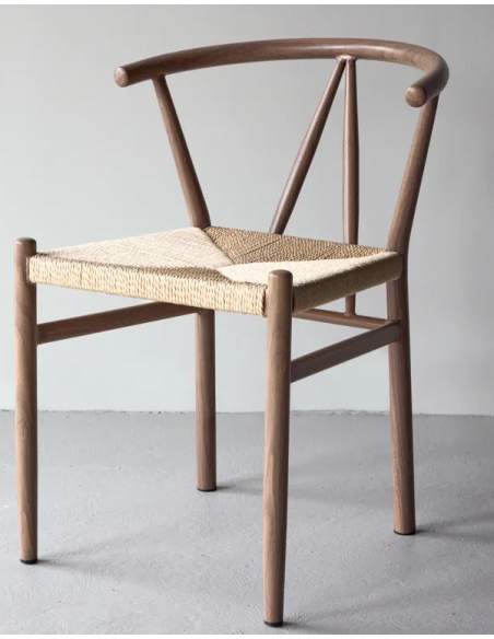 spisebordsstol armlæn træ sort moderne nordisk skandinavisk dansk design billige
