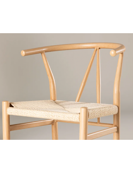 spisebordsstol armlæn træ sort moderne nordisk skandinavisk dansk design billige