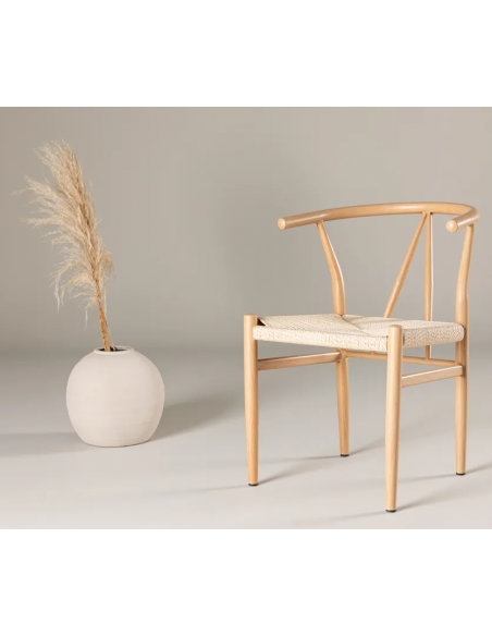 spisebordsstol armlæn træ sort moderne nordisk skandinavisk dansk design billige
